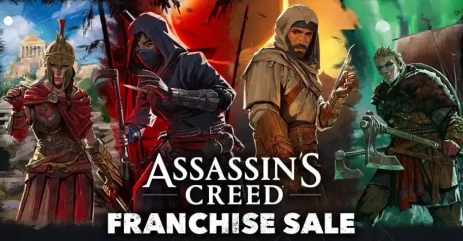Распродажа Steam: скидки до 90% на все игры Assassin’s Creed