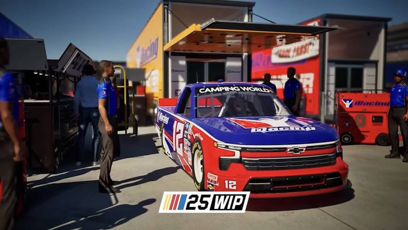 NASCAR 25: полноценная настройка автомобилей для всех гонщиков