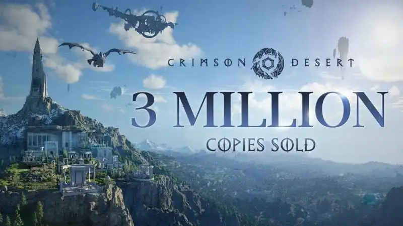 Crimson Desert: рекордные 3 млн продаж за первый уикенд