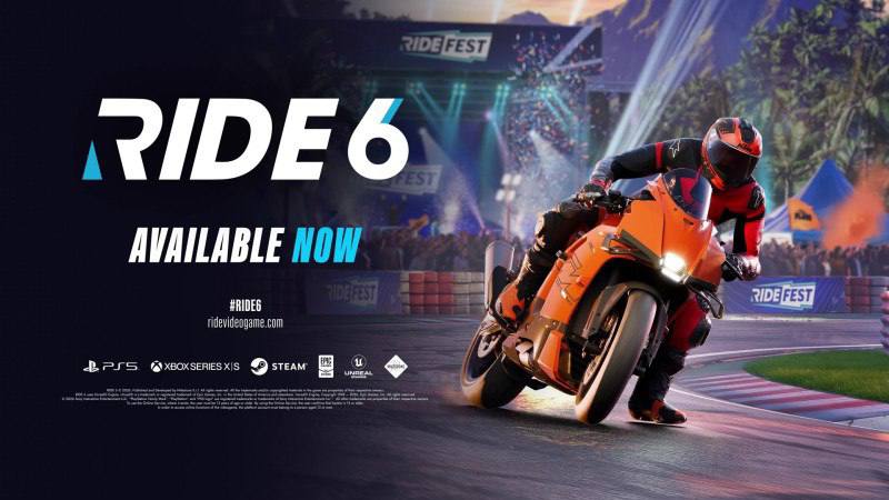 Релиз RIDE 6: трассы, тюнинг и режимы карьеры