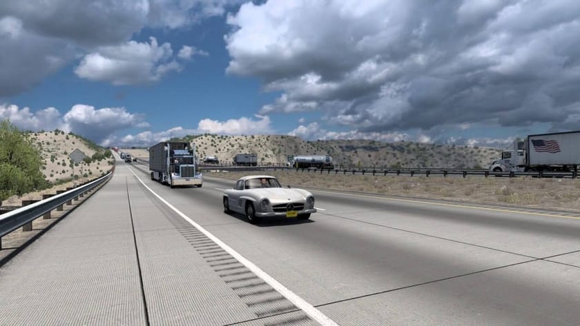 American Truck Simulator расширяет горизонты: легковушки в игре