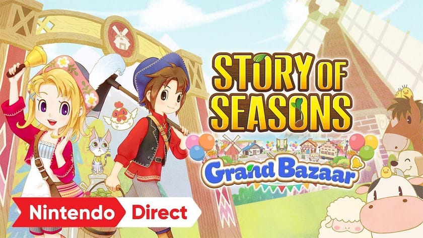 Ожидайте "Story of Seasons: Grand Bazaar" на ПК и Switch